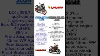 All new 390 Duke 2024 vs 2023 | KTM world |  #390 #duke #ktm #bike