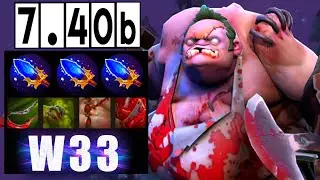 w33 Pudge - Mid VS Nature Prophet | Dota 2 Gameplay