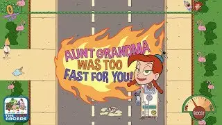 Uncle Grandpa VS Aunt Grandma - Aunt Grandma is Too Fast For You (Cartoon Network Games)