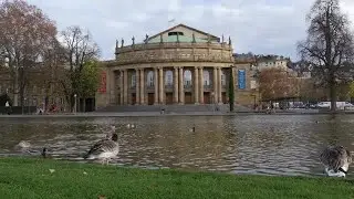 Staatstheater Stuttgart Stock Video