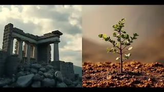 Material imbalance leads to decay over time, while spiritual harmony brings about a creative cycle.