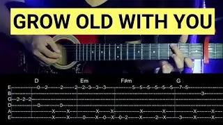 Grow Old With You - Guitar Fingerstyle Tabs