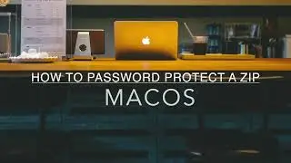 macOS - how to password protect a file or directory with zip