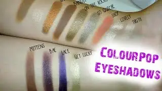 ColourPop Super Shock Eyeshadow Swatches + Review | 13 Shades!!!