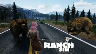 Ranch Simulator ★ Gameplay / Bear hunting ★ PC Steam Game 2021 ★ HD 1080p60FPS