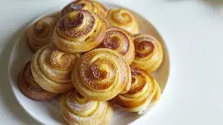 Koffiebroodjes met banketbakkersroomجدييد😋حضريهم في رمشة عين باردين هشاش وخفاف بطريقة سهلة