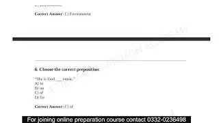 Top 10 Important English MCQs for Entry Test | SIBA NTS PTS FPSC One Paper Preparation