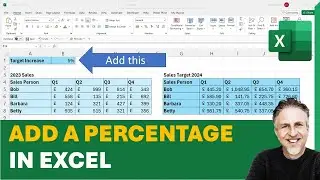 How to Add a Percentage in Excel