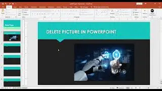 How to delete picture or image from powerpoint slide #techhowto #pc #powerpoint #productivityhacks