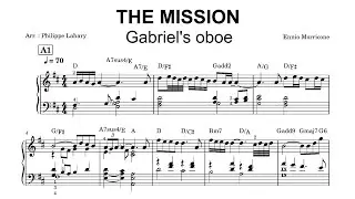THE MISSION Gabriel's Oboe - Sheet music piano solo (Ennio Morricone)
