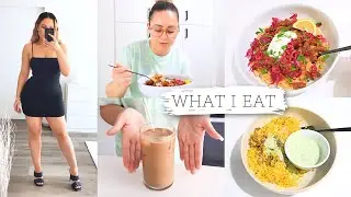 WHAT I EAT IN A DAY FOR WEIGHT LOSS - Turkish, Chicken Biryani & Oat Iced Latte!