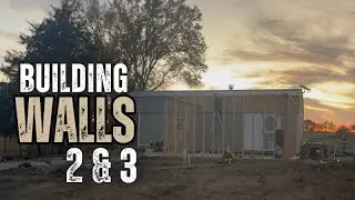 Building the Walls for the Addition to the Tiny House