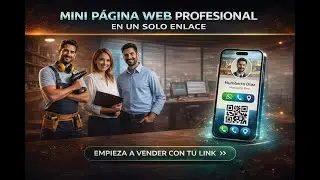 Si cambias de local o WhatsApp, no pierdas clientes: Mini Web Pro (Tarjeta Virtual)
