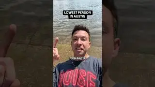 I&rsquo;m the lowest person in Austin, Texas #austin #texas #low #lowest #monster #person