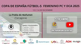 COPA DE ESPAÑA FÚTBOL-5 FEMENINO PC Y DCA 2025 - FINAL: COMBINADO FV-FESA VS SEGUNDA PARTE ELECNOR