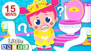 Até a Princesa faz o Nº 1 e o Nº 2 e Muito Mais! | + Vídeos Infantis | Little Angel Português