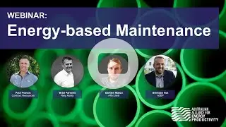 WEBINAR: Energy based maintenance - simple measures for serious savings