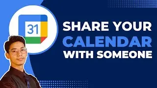 How to Share Your Google Calendar with Someone !