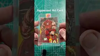 Juggernaut 1 of 1 Art Card #juggernaut #xmen #artcard #cardcollector #popart