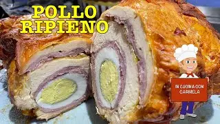 Ricetta POLLO disossato RIPIENO al forno | Buonissimo!