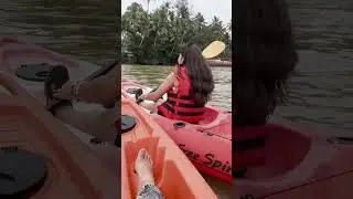 kayaking🚣 ||kerala backwaters||🌊 #kayaking #travel #kerala #keralabackwaters #keralatourism
