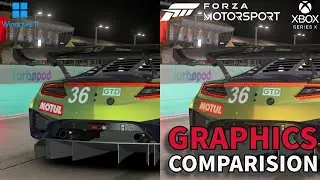 Forza Motorsport Xbox vs PC Comparison | Forza Motorsport Max Settings | Forza Motorsport Series X