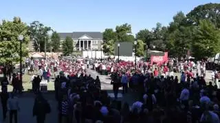 ESPN Game Day Breakdown Time-lapse at Alabama