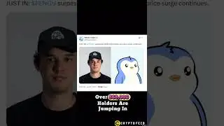🐧 Pengu Gains 400%! $2.88B Market Cap?! 🚀  Crypto Bull Run or Bubble? #crypto #pudgypenguins #memes