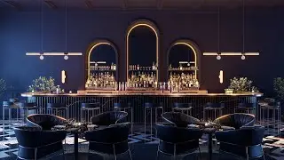 BLUE BAR Illustration
