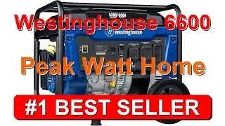 Westinghouse 6600 Peak Watt Home Backup Portable Generator, Transfer Switch Ready 30A - B099KPF8C8