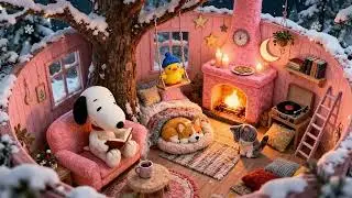 Sunny Snoopy Lofi ☀️ Soft Chill Music for Easy Focus