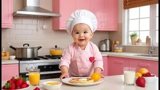 Baby Chef Breakfast Song | Cooking and Breakfast Learning Song for Kids