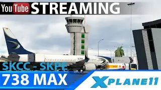 ✈VUELO SKBG BUCARAMANGA - SKSM SANTAMARTA  COLOMBIA  XPLANE 11 B738 MAX  MODZIBO | vulkan |