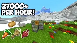 EASIEST NANO CROP FARM in 1.19-Java Minecraft!!