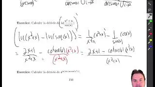 3.6 et 3.7 La dérivée des fonctions logarithmiques et les taux de variation en sciences naturelles