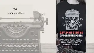 thanK you aIMee Cover - Day 24 of 31 Days of Tortured Poets