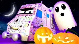 Trenuletul Troy - Parada de Halloween in Orasul Trenurilor - Orasul Trenurilor 🚄 Desene pentru copii