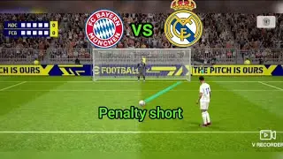 Fc Bayern Munich Vs R MADRID penalty short EFOODBALL 23 mobail game