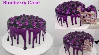 Blueberry Cake. ഒറിജിനൽ ബ്ലൂ ബെറി കേക്ക് ഇനി വീട്ടിൽ തയ്യാറാക്കാം.Perfect Blueberry Cake