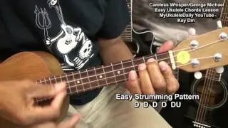 George Michael Careless Whisper Easy Strum Ukulele Tutorial MyUkuleleDaily @EricBlackmonGuitar