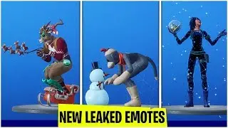 *ALL* New Fortnite Leaked Emotes/Dance & Glider *Free Emote* (Ride Along, Snow Day,SnowShaker...)