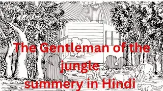The gentlemen of the jungle | 1 PUC | Hindi translated Summery