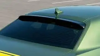 Vortex Generator Duckbill Style Rear Roof Spoiler Wing Fits Dodge Challenger 2008-2023