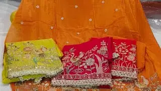 मोर वाले सूट 👉 बहुत ही प्यारी प्यारी  वाले सूट 👉 9873949503