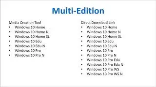 Загрузите установочный образ Windows 10 версии 1803 с помощью прямых ссылок на загрузку в Windows