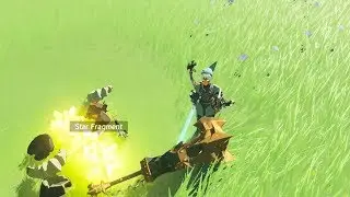 Gold Lynel Drops 3 STAR FRAGMENTS! - Zelda Breath of the Wild