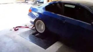 09' BMW 335i Dyno pull FBO+Meth 93 octane BMS stack tune Map7