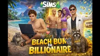 The Sims 4 - Beach Bum to Billionaire (Building a Love Lot)