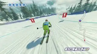 Vancouver 2010 Video Game Downhill ⛷️ Full Race