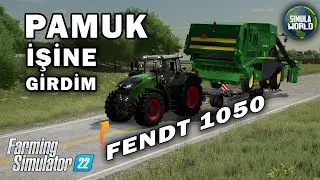 FARMING SIMULATOR 22 PAMUK İŞİNE GİRDİM | FENDT 1050 VARIO | FS22 11